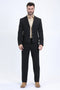Men’s Western Black Formal Suit – Classic Tailored Cowboy Look