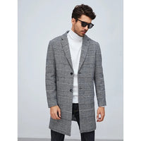 Men's Black and White Houndstooth
