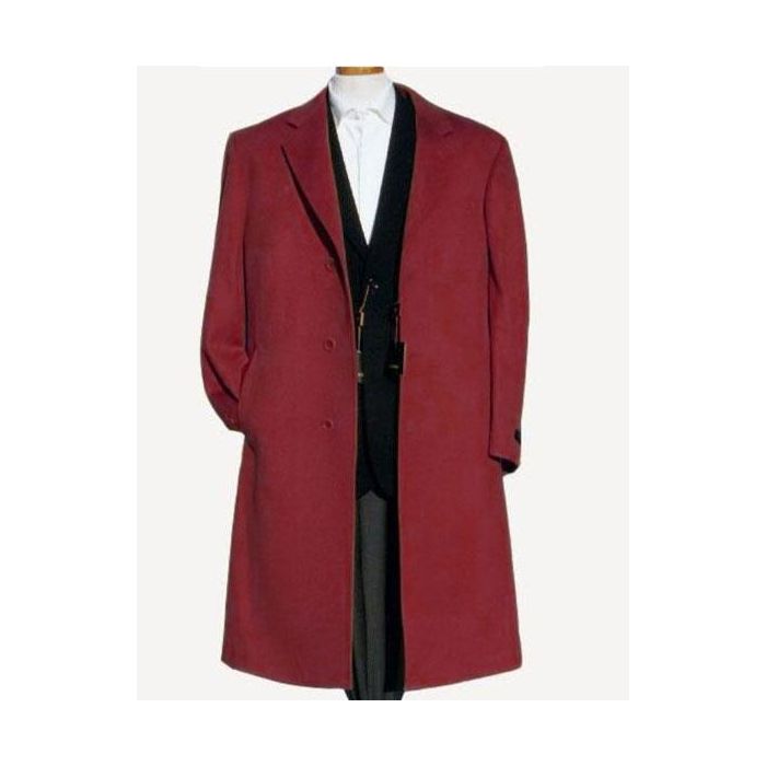 Men's Dress Coat Soft Finest Grade Overcoat ~ Long Men's Dress Topcoat