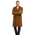 Copper Color Vicuna Vitali Light Brown Wool Long Overcoat