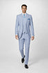 Mens 2 Button Jacket + Pants Summer Seersucker Suit