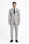 Men's 2pc Summer Seersucker Modern Fit Black Suit