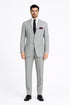 Men's 2pc Summer Seersucker Modern Fit Black Suit