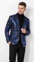 Mens Black and Royal and Gold and Navy Blue Sequin Tuxedo Suit Set – Luxury Prom Wedding Tuxedo with Sequin Jacket