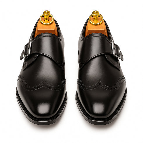 Burnished Wingtip Monk Strap KS099-710