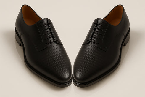 Mens Mezlan Pegaso Lizard Dress Shoe in Black