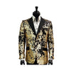 Alberto Nardoni Single Breasted Gold Sequin Pattern