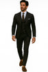 Mens 2 button Gangster Pinstripe Suit