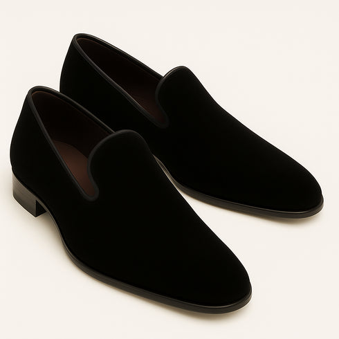 Lublin Velvet Black By Mezlan Made In Spain Brand