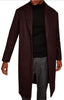 Men's Burgundy ~ Wine ~ Maroon Double Breasted Single Breasted Overcoats