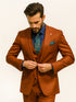 Men’s Orange Slim Fit Suit – Trendy Formal & Business Wear