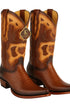 King Exotic Men's Caiman Belly Snip Toe Boots