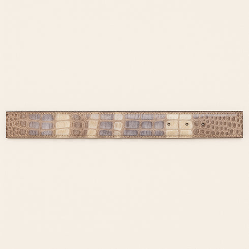 Men's Wild West Caiman Belly Skin Cowboy Belt 2C118249