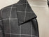 Mens Casual Leisure Suit Charcoal Windowpane 6775