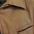 Mens Casual Zipper Front Suit Rust Brown Houndstooth BP6783