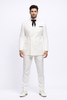 Mens Colonel Sanders KFC White Double Breasted Suit Costume