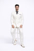 Mens Colonel Sanders KFC White Double Breasted Suit Costume