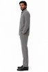 Mens Corduroy Shirt and Pants Walking Suit in Winter Cotton Fabric Casual in Color Grey leisure Style