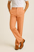 Tiglio Luxe Creamsicle Semi-Wide Leg Wool Marbella Dress Pants TL4013