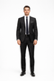 Mens Don Draper Solid Charcoal Grey Suit