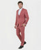 Mens Dusty Rose Three Piece Suit – Modern Formal 3PC Wedding and Prom Suit - Pink Coloe Modern Fit