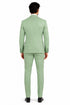 Mens Easter Suit - Jacket and Pants in Summer Color Light Green Modern Fit Light Weight