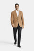 Mens Extra Long Camel Blazer - Mens Extra Long Sport Coat