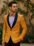 Classic Gold Formal Jacket for Men – Luxury Tuxedo Attire