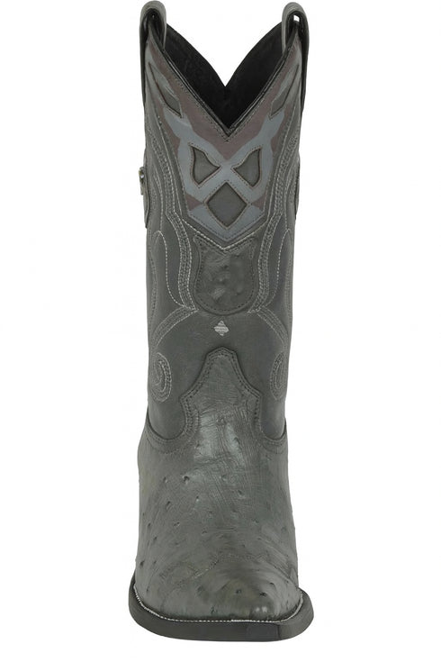 Men's Wild West Smooth Ostrich Skin 3X Toe Boots 29504-B