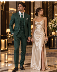 Mens Great Gatsby Outfit - 1920s Gangster Outfit Look in Hunter Green