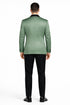 Premium Basil Green Church Suit for Men – Sharp Formal Ensemble