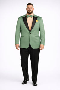 Premium Basil Green Church Suit for Men – Sharp Formal Ensemble