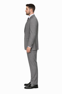Modern Fit Tiglio Wool Double-Breasted Suit – Premium Tailored Formal Suit