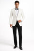 Mens Ivory Traditional Shawl Dinner Jacket - Mens Evening jackets - Tuxedo Dinner Jacket
