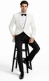 Mens Ivory Traditional Shawl Dinner Jacket - Mens Evening jackets - Tuxedo Dinner Jacket
