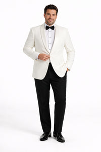 Mens Ivory Traditional Shawl Dinner Jacket - Mens Evening jackets - Tuxedo Dinner Jacket