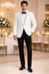 Mens Ivory Traditional Shawl Dinner Jacket - Mens Evening jackets - Tuxedo Dinner Jacket