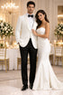 Mens Ivory Traditional Shawl Dinner Jacket - Mens Evening jackets - Tuxedo Dinner Jacket