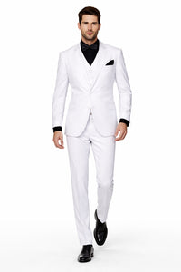 Mens John Travolta Grease Disco Suit in White