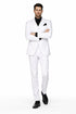 Mens John Travolta Grease Disco Suit in White