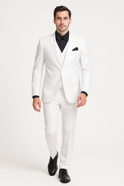 Mens John Travolta Saturday Night Fever Disco Suit in White