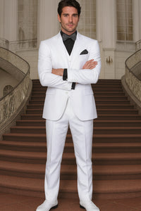 Mens John Travolta Saturday Night Fever Disco Suit in White