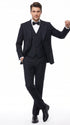 Mens Joker 2 Black 3-Piece Suit – Premium Movie-Inspired Cosplay Costume, Halloween & Formal Dress Outfit