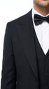 Mens Joker 2 Black 3-Piece Suit – Premium Movie-Inspired Cosplay Costume, Halloween & Formal Dress Outfit