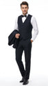 Mens Joker 2 Black 3-Piece Suit – Premium Movie-Inspired Cosplay Costume, Halloween & Formal Dress Outfit