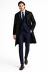 Mens Beige Trench Coat – Classic Long Overcoat with Button Front - Raincoat in Khaki Color