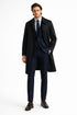 Mens Beige Trench Coat – Classic Long Overcoat with Button Front - Raincoat in Khaki Color