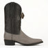 Men's King Exotic Snip Toe Sharkskin Boots Handcrafted Gray (494R0909)