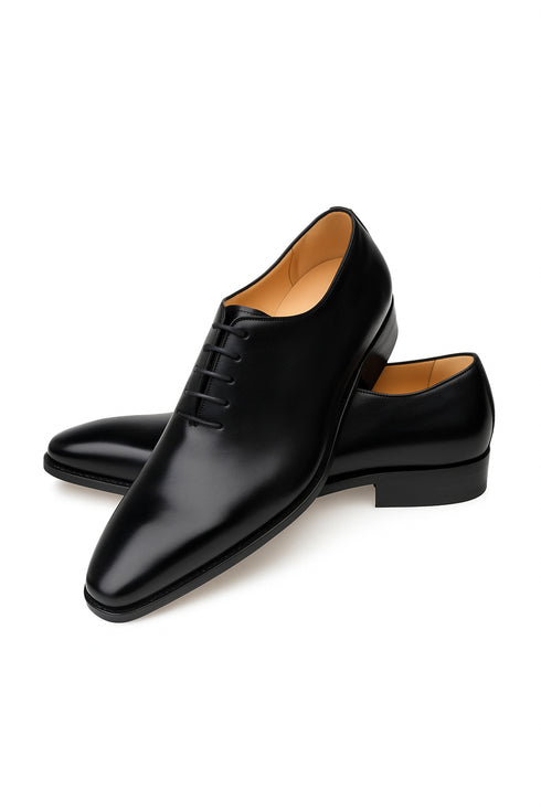 Mens Mezlan Pamplona Calfskin Plain Toe Dress Shoe in Cognac