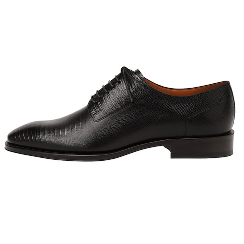 Mens Mezlan Pegaso Lizard Dress Shoe in Black